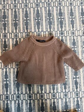 Jenni kayne baby Cozy Crewneck Sweater in Taupe